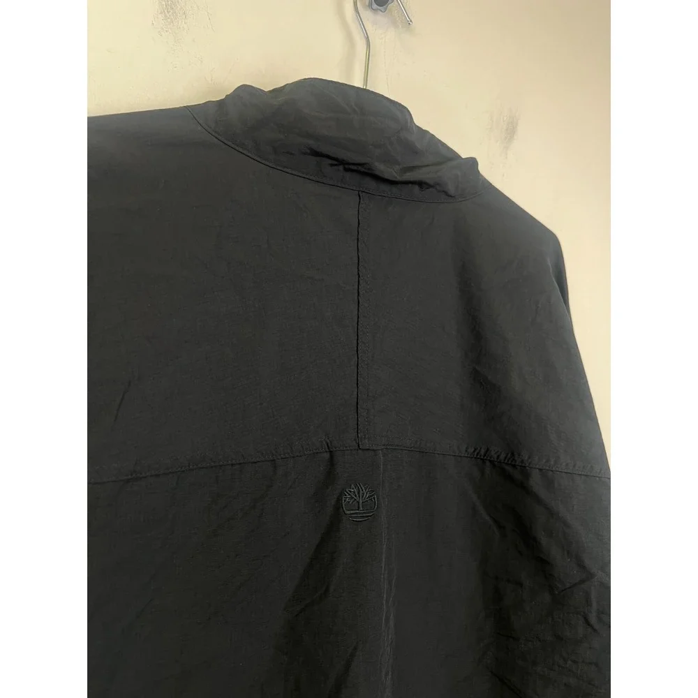 Timberland Mens Benton Trail Quarter Zip Pullover Jacket Black XL TB0A5VDF001